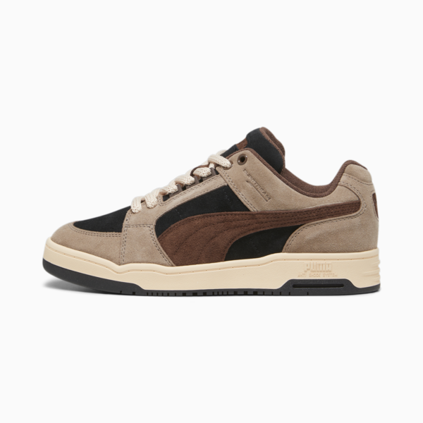 Slipstream Lo Texture Sneakers, PUMA Black-Totally Taupe-Chestnut Brown, large-ZAF