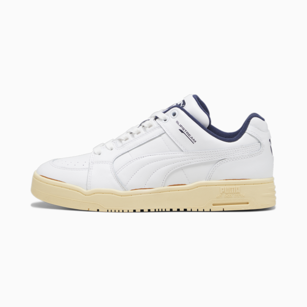 Slipstream Lo "The Never Worn" II Sneakers, PUMA White-New Navy-Light Straw, large-ZAF