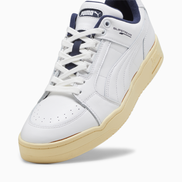 Slipstream Lo "The Never Worn" II Sneakers, PUMA White-New Navy-Light Straw, large-ZAF