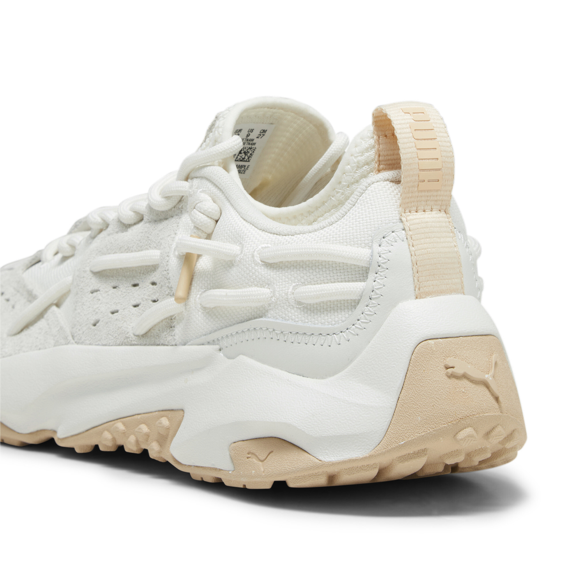 Men's PUMA Plexus Sand Sneakers In White, Size EU 40