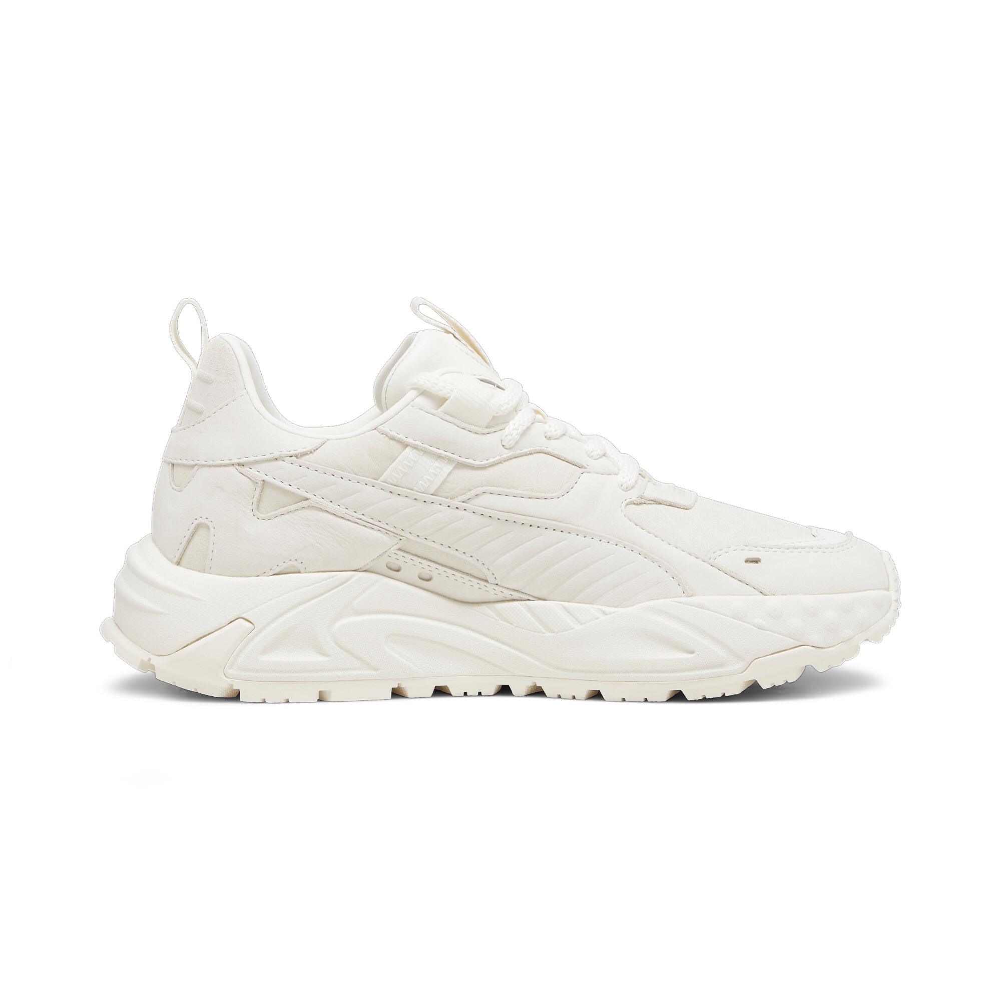Puma RS-Trck Nubuck Sneakers, White, Size 37.5, Shoes