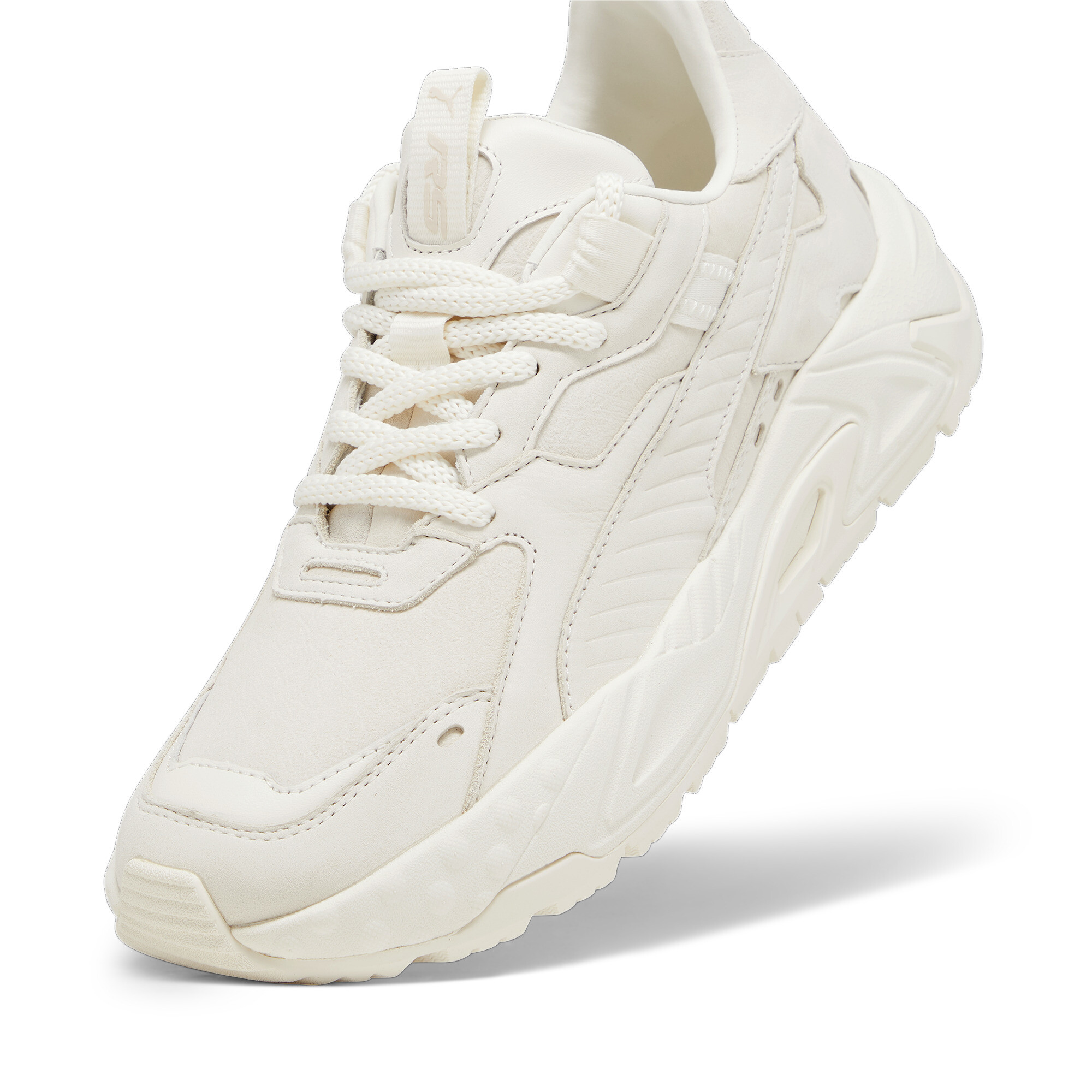 Puma RS-Trck Nubuck Sneakers, White, Size 37.5, Shoes