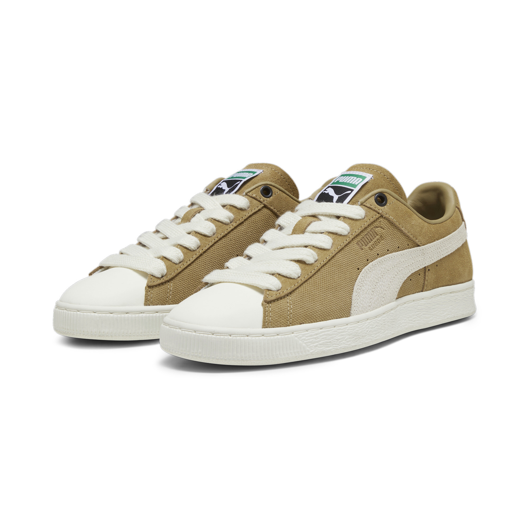 Men's PUMA Suede Hike Sneakers In 100 - Beige, Size EU 44