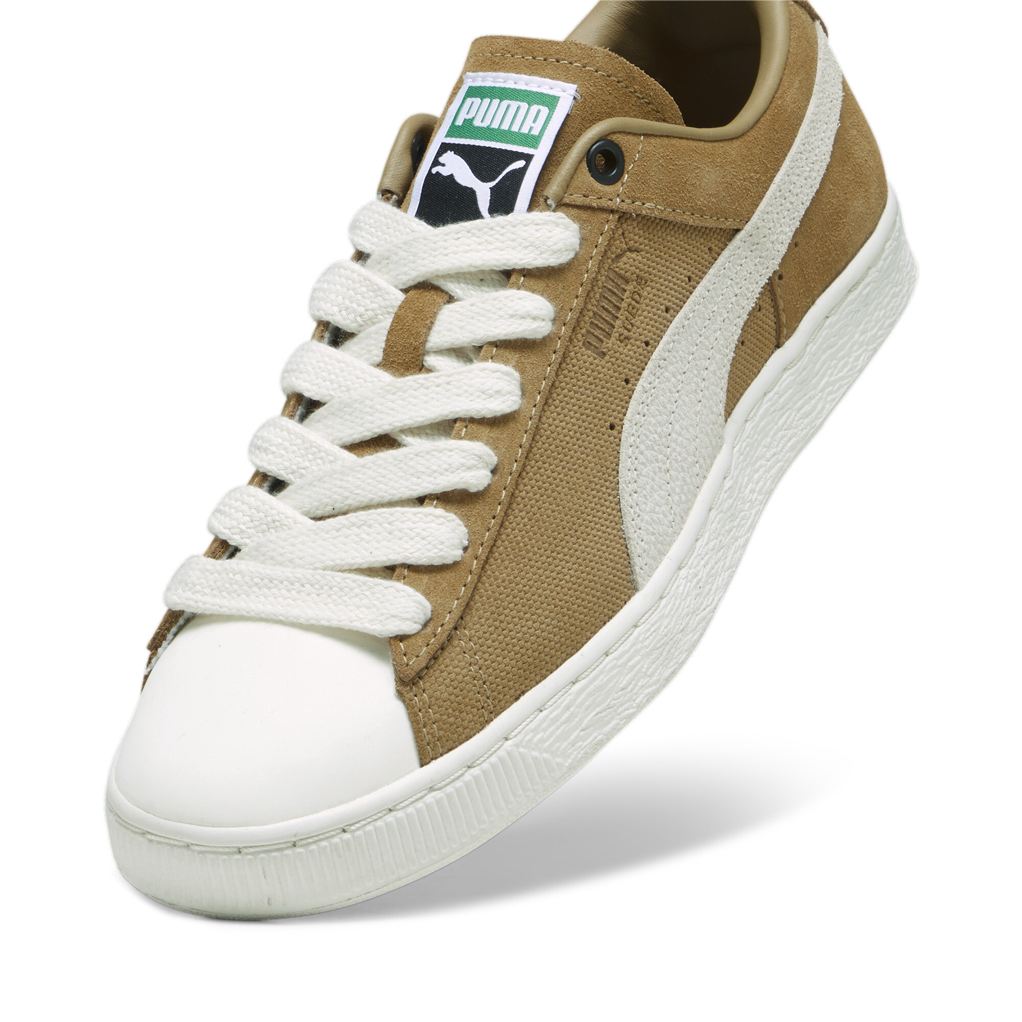 Men's PUMA Suede Hike Sneakers In Beige, Size EU 40