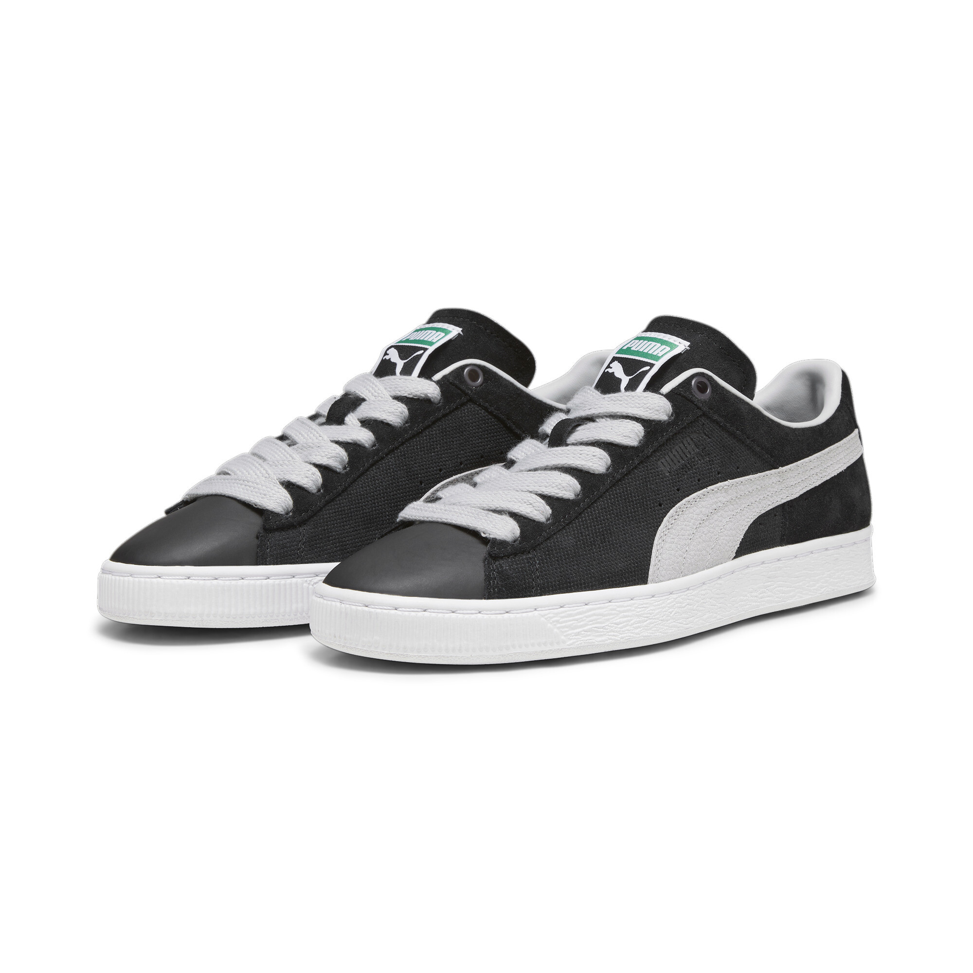 Men's PUMA Suede Hike Sneakers In Black, Size EU 40