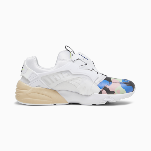 Disc Blaze Jungle Camo Sneakers, PUMA White-Ultra Blue, large-ZAF
