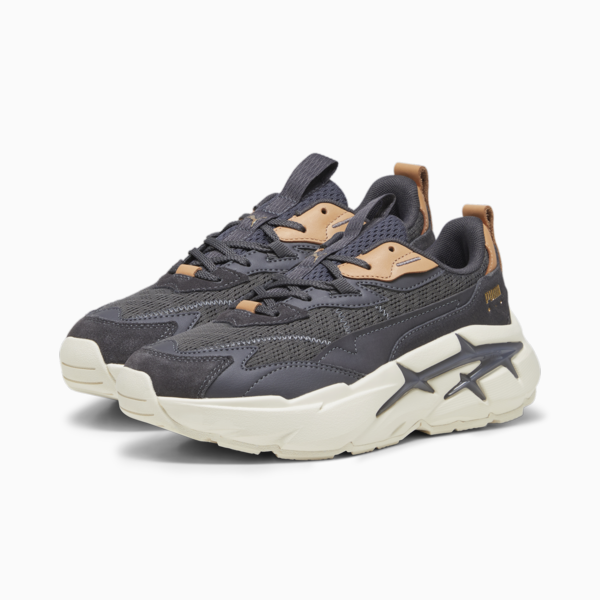 Spina NITRO PRM Women's Sneakers, Dark Coal-Alpine Snow, large-ZAF