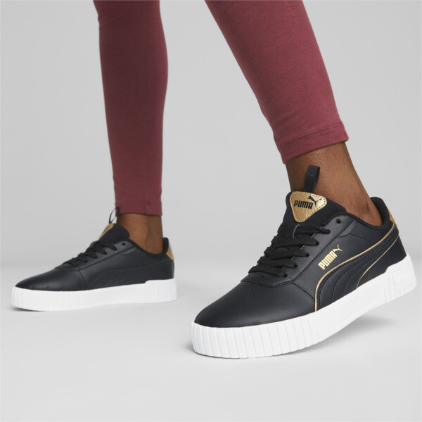 Women's black and gold puma sneakers new arrivals