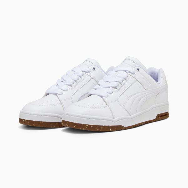 Slipstream Lo Gum Sneakers, PUMA White-Gum, large-ZAF