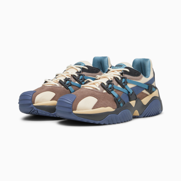 Voltaire Hike Sneakers, Cashew-Bold Blue, large-ZAF