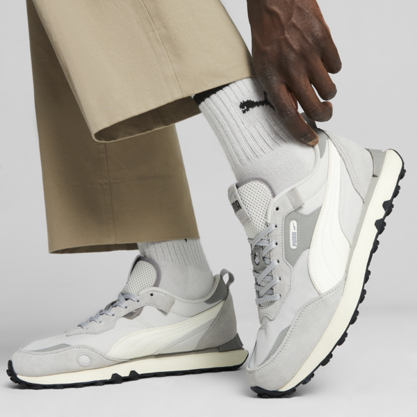 Rider FV Base Sneakers, Sedate Gray-Frosted Ivory, large-ZAF