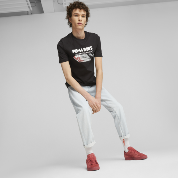 Suede Reclaim Suede Sneakers, Astro Red-Astro Red, large-ZAF