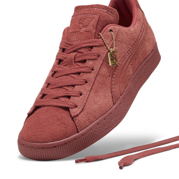 Red and gold puma suede discount