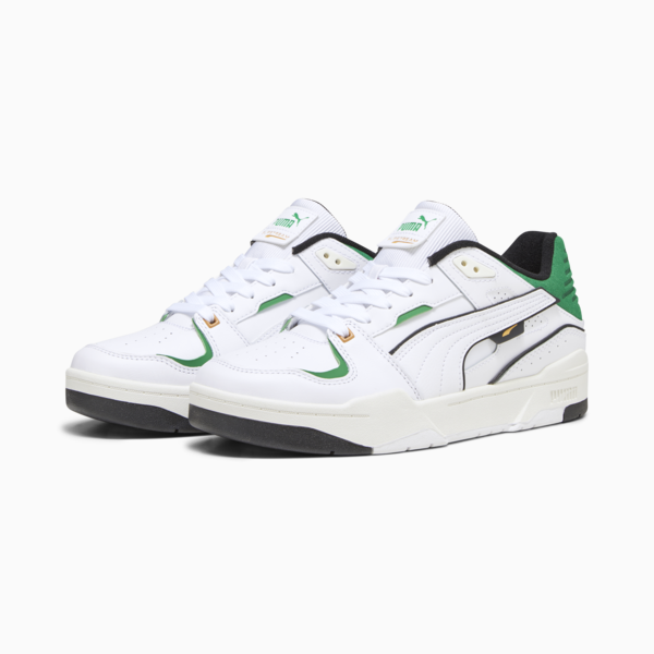 Slipstream Bball Sneakers, PUMA White-Archive Green, large-MEX
