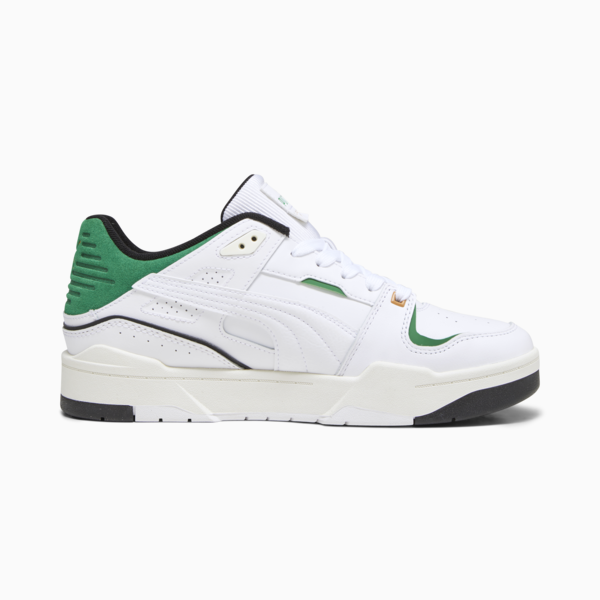 Slipstream Bball Sneakers, PUMA White-Archive Green, large-ZAF