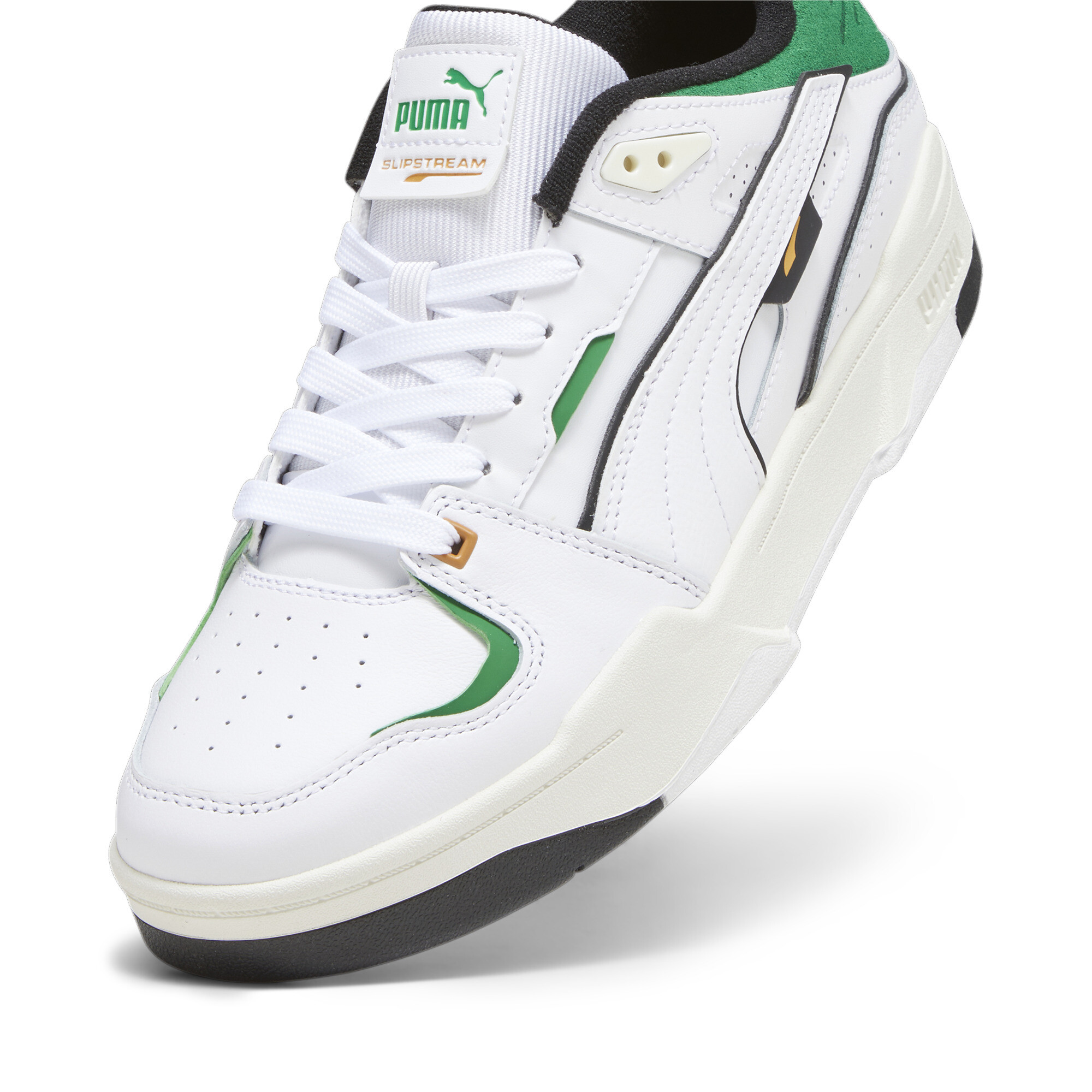 Men's PUMA Slipstream Bball Sneakers In White, Size EU 42.5