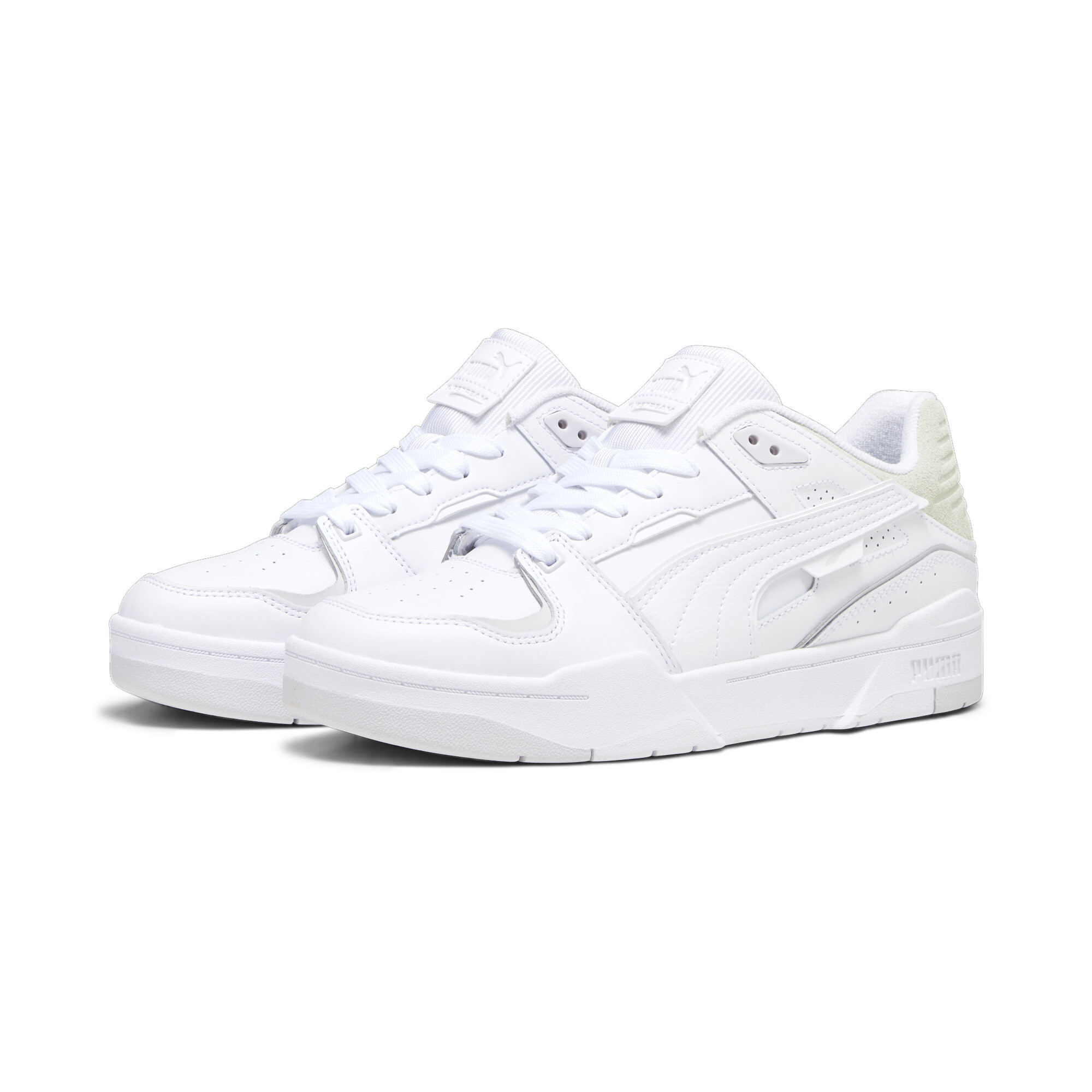 Men's PUMA Slipstream Bball Sneakers In White, Size EU 37