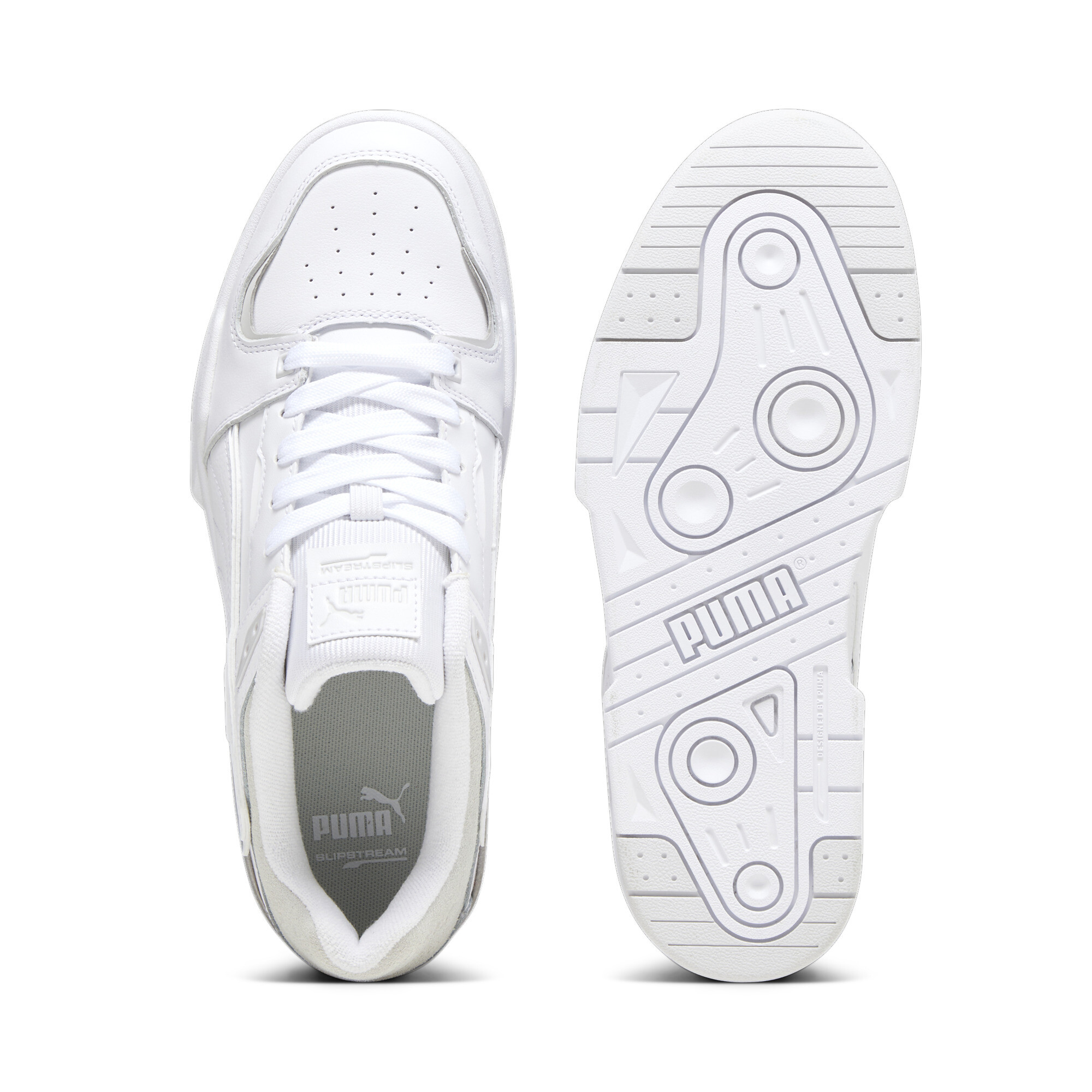 Men's PUMA Slipstream Bball Sneakers In White, Size EU 37.5