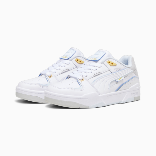 Slipstream Bball Sneakers, PUMA White-Cool Light Gray, large-ZAF
