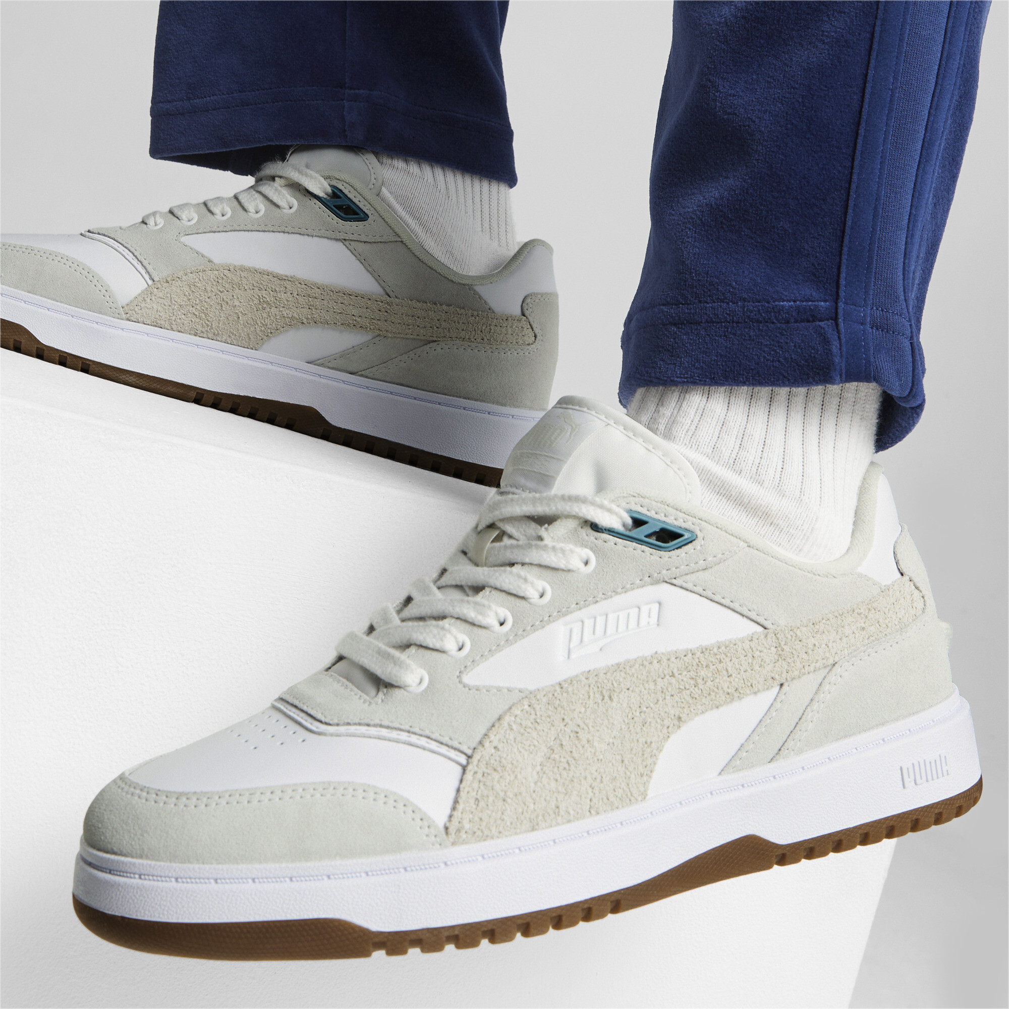 Puma Doublecourt PRM, White, Size 43, Shoes