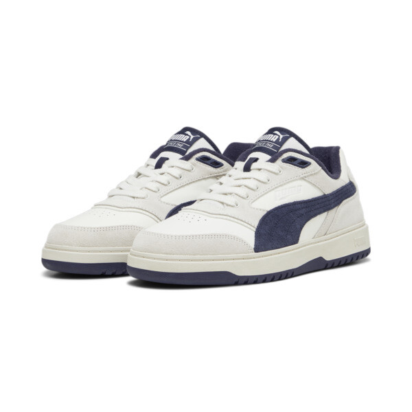 PUMA Doublecourt PRM, Warm White-New Navy, large-ZAF