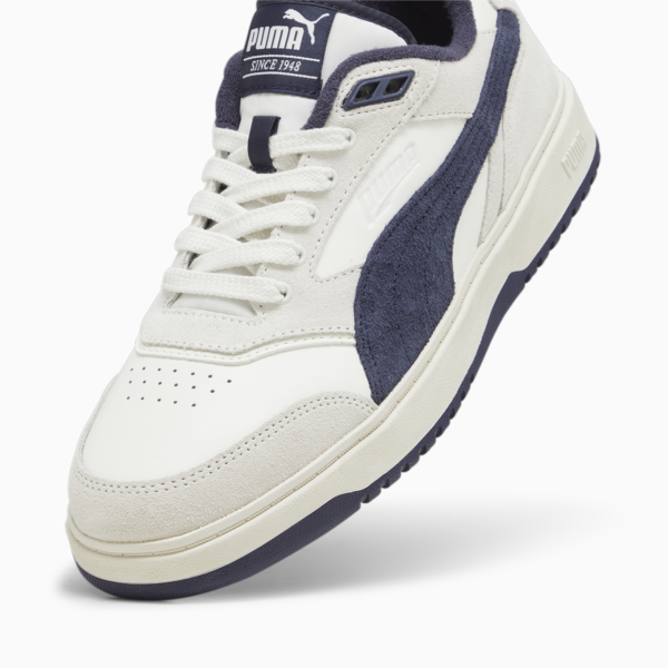 PUMA Doublecourt PRM, Warm White-New Navy, large-ZAF