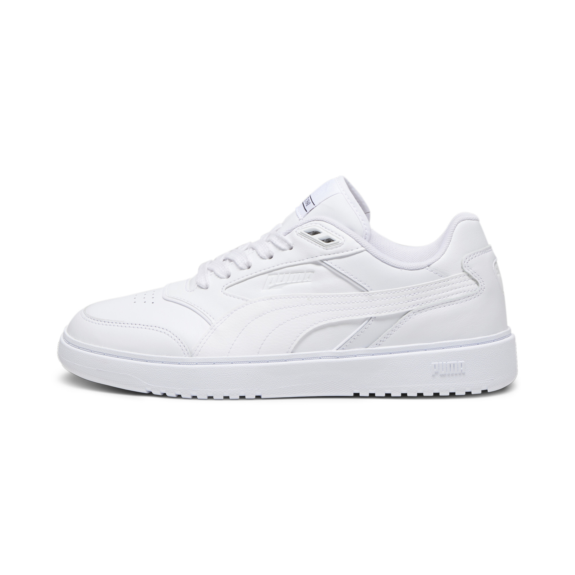 Puma Doublecourt | Mit Plain | White/Cool Light Gray | Größe: 37.5