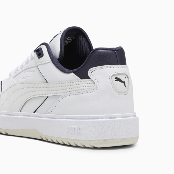 PUMA Doublecourt Sneakers Unisex, PUMA White-New Navy, large-ZAF