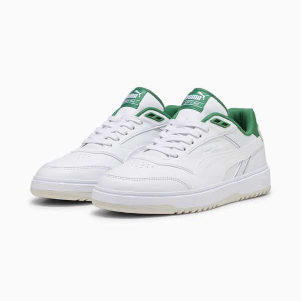 PUMA Doublecourt Sneakers Unisex, PUMA White-Archive Green, large-ZAF