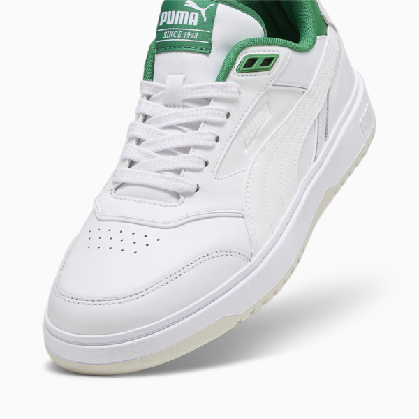 PUMA Doublecourt Sneakers Unisex, PUMA White-Archive Green, large-ZAF