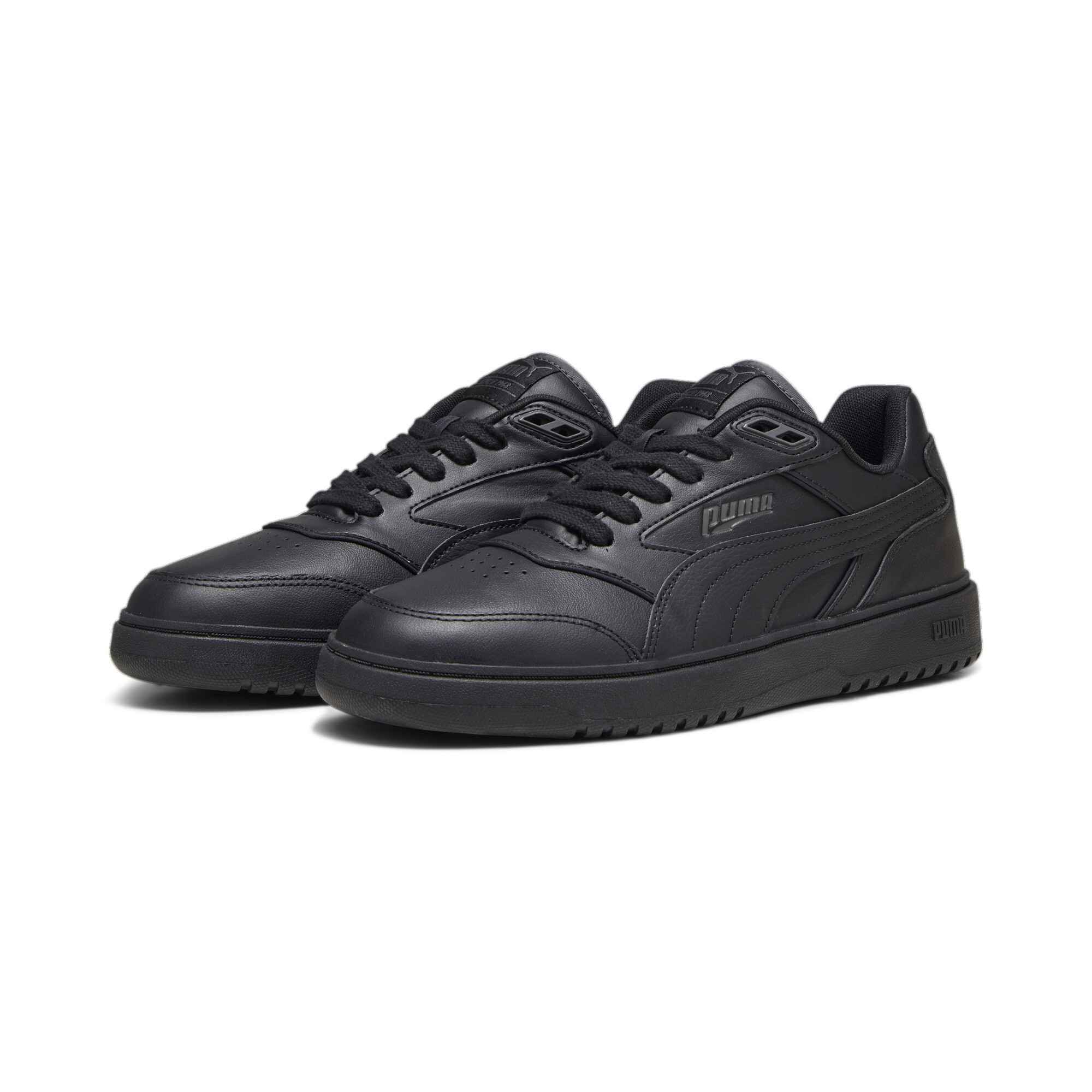 PUMA Doublecourt Sneakers Unisex In Black, Size EU 40