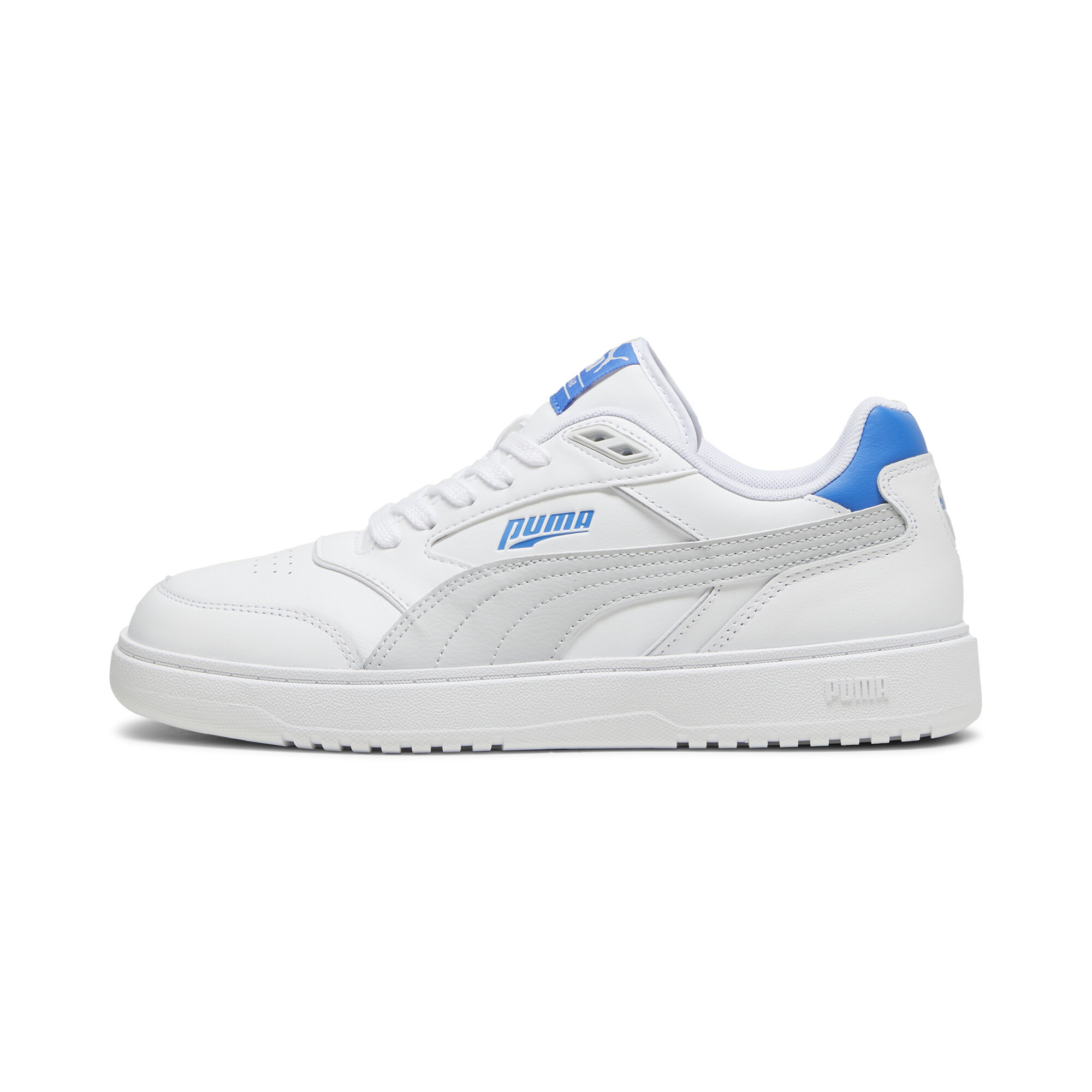 Puma Doublecourt | Mit Colorful | White/Silver Mist/Hyperlink Blue | Größe: 40