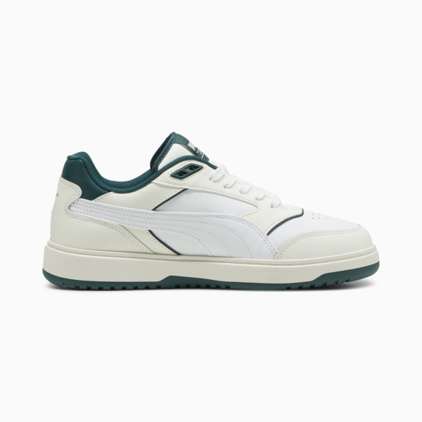 PUMA Doublecourt Sneakers Unisex, PUMA White-Dark Myrtle, large-ZAF