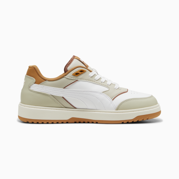PUMA Doublecourt Sneakers Unisex, PUMA White-Desert Dust, large-ZAF