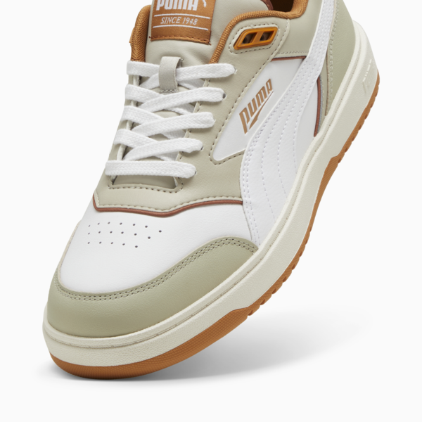 PUMA Doublecourt Sneakers Unisex, PUMA White-Desert Dust, large-ZAF