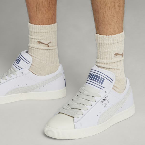 PUMA x RHUIGI Clyde Sneakers, Pristine-Sedate Gray-PUMA White, large-ZAF