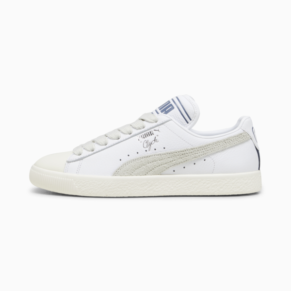 PUMA x RHUIGI Clyde Sneakers, Pristine-Sedate Gray-PUMA White, large-ZAF