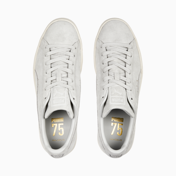 Suede Classic 75Y Sneakers, Feather Gray-Feather Gray, large-ZAF