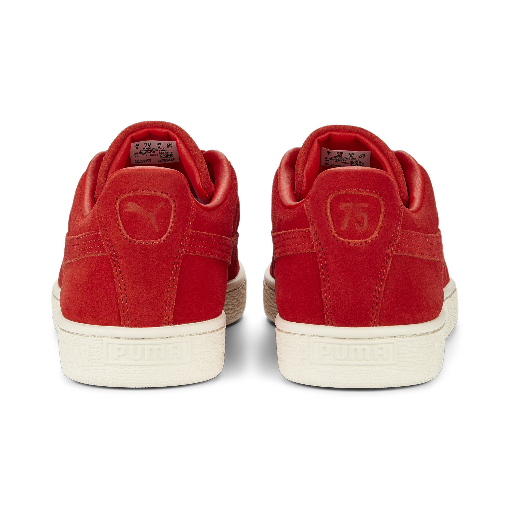 Kids' PUMA Suede Classic 75Y Sneakers In Red, Size EU 38