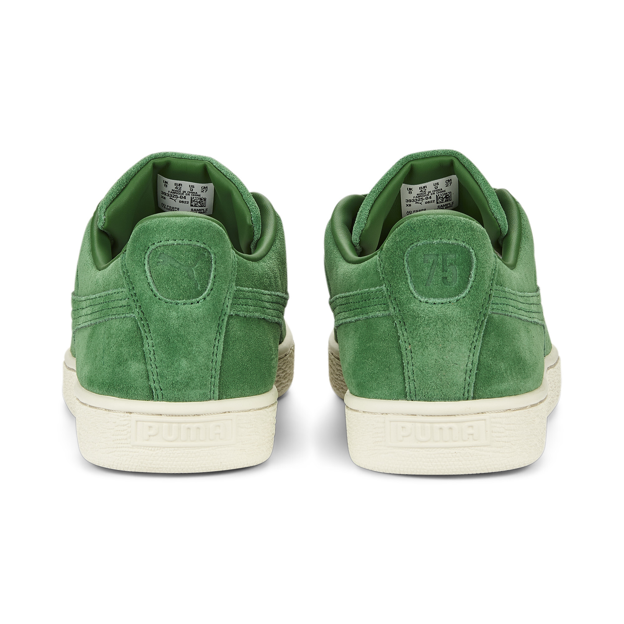 Kids' PUMA Suede Classic 75Y Sneakers In Green, Size EU 38