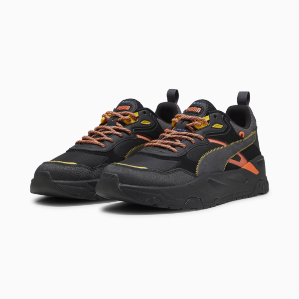 Trinity Open Road Men's Sneakers, PUMA Black-Hot Heat, large-ZAF