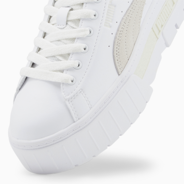 Mayze OW Sneakers Women, PUMA White-Vapor Gray-Warm White, large-ZAF