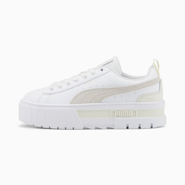 Mayze OW Sneakers Women, PUMA White-Vapor Gray-Warm White, large-ZAF