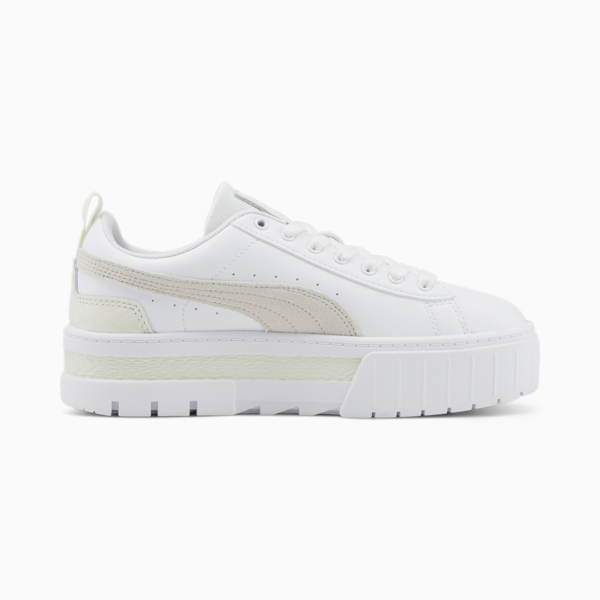 Mayze OW Sneakers Women, PUMA White-Vapor Gray-Warm White, large-ZAF