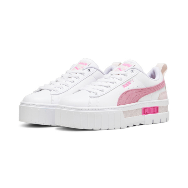 Mayze OW Sneakers Women, PUMA White-Strawberry Burst-Ravish, large-ZAF