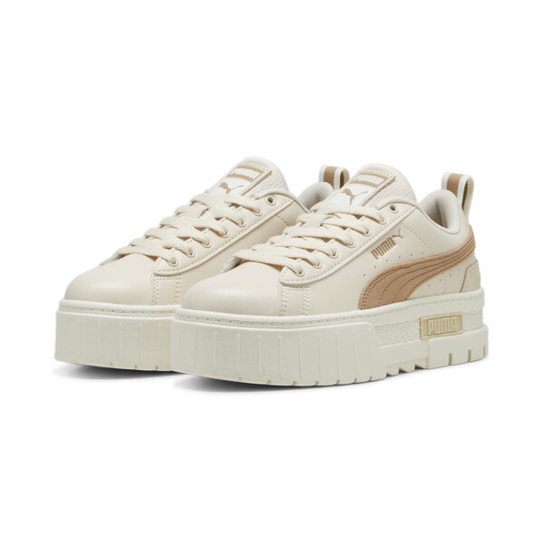 Womens brown puma sneakers top