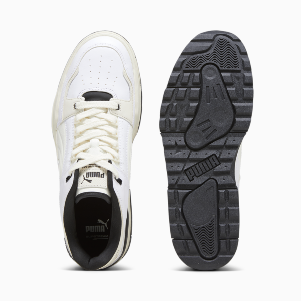 Slipstream Xtreme Leather Sneakers, Vaporous Gray-Warm White-PUMA Black, large-ZAF