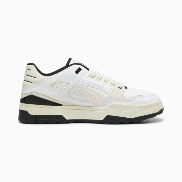 Slipstream Xtreme Leather Sneakers, Vaporous Gray-Warm White-PUMA Black, large-ZAF