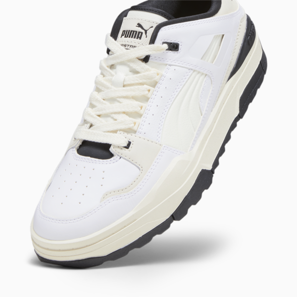 Slipstream Xtreme Leather Sneakers, Vaporous Gray-Warm White-PUMA Black, large-ZAF