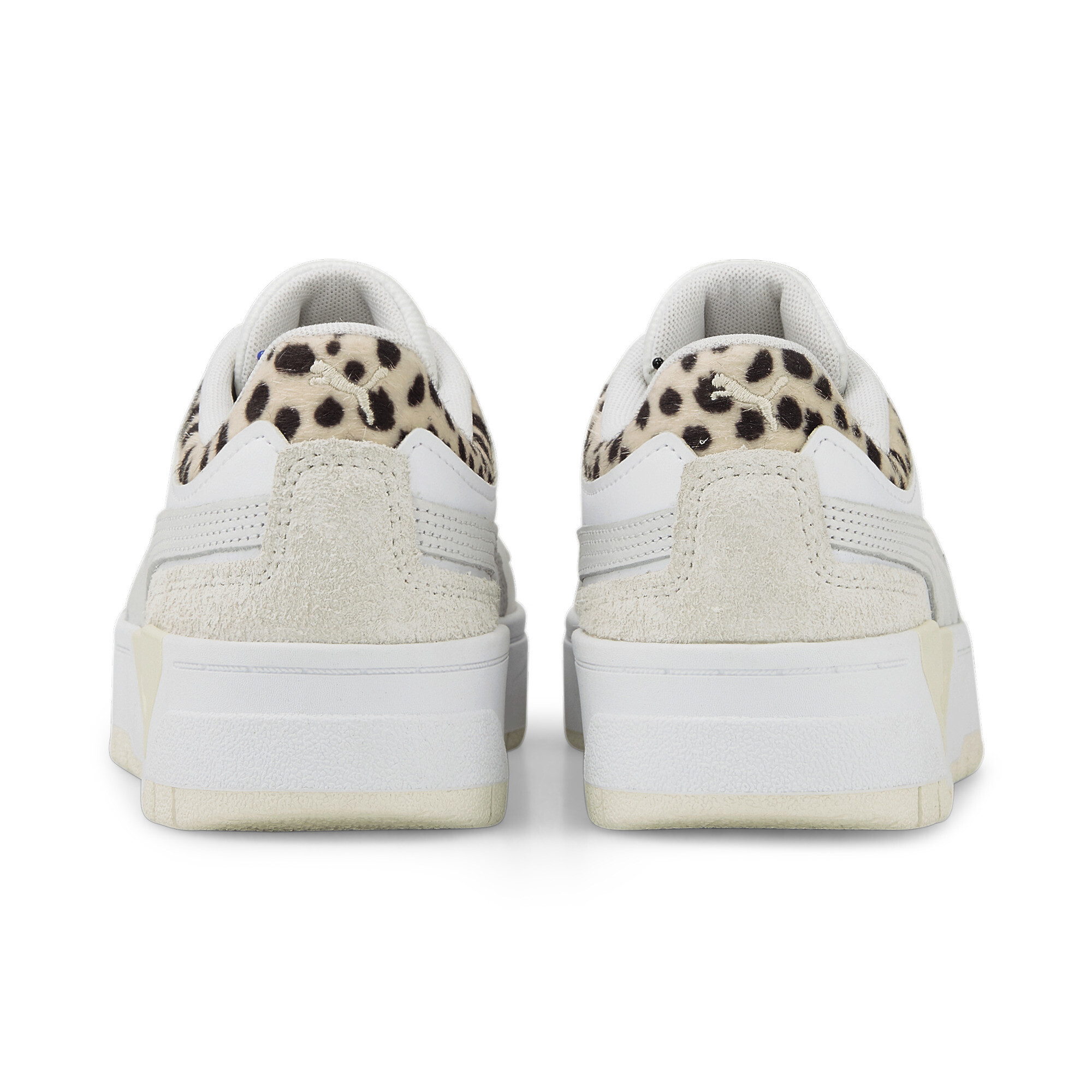 Women's Puma Cali Dream Animalia Leopard Sneakers, White, Size 42, Shoes